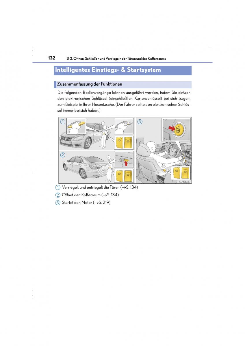 Lexus LS460 IV 4 Handbuch / page 132