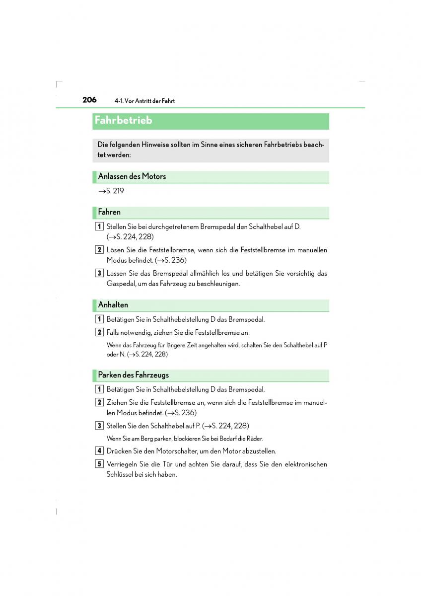 Lexus LS460 IV 4 Handbuch / page 206