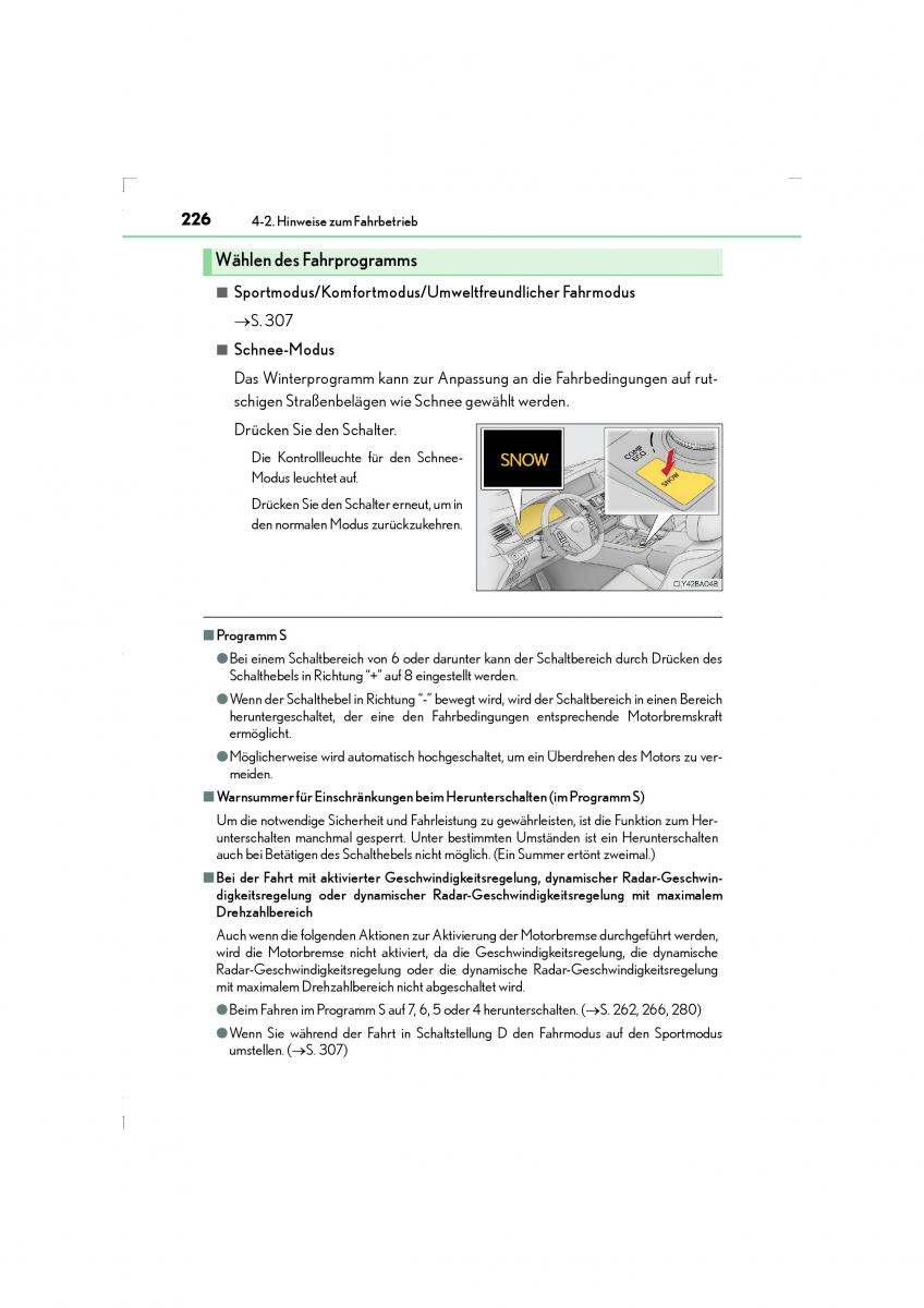 Lexus LS460 IV 4 Handbuch / page 226