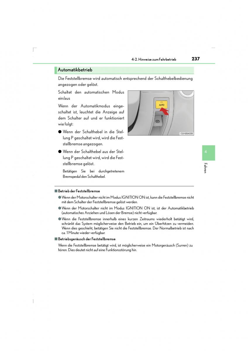 Lexus LS460 IV 4 Handbuch / page 237