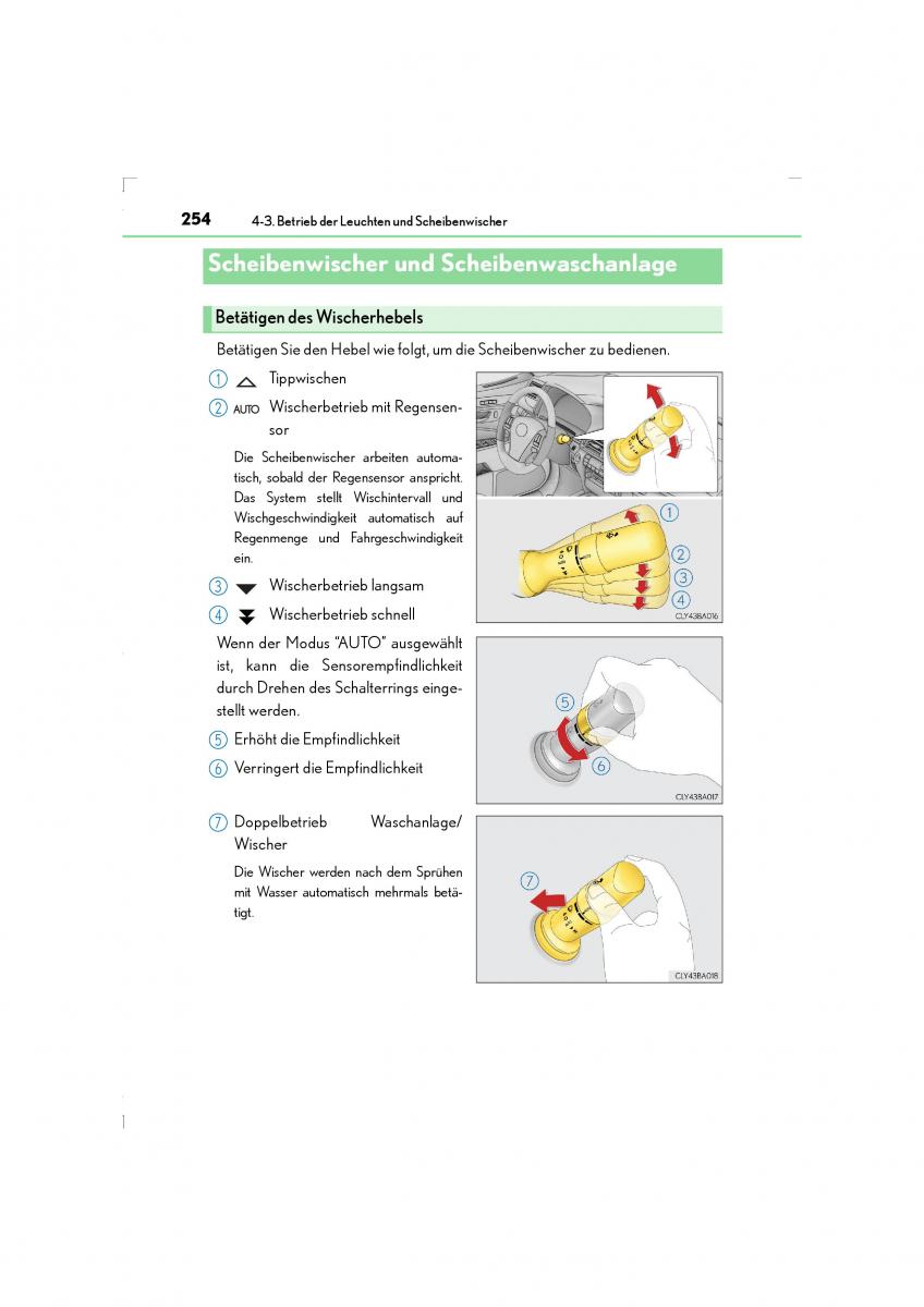 Lexus LS460 IV 4 Handbuch / page 254