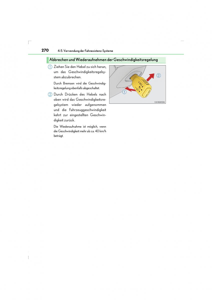 Lexus LS460 IV 4 Handbuch / page 270