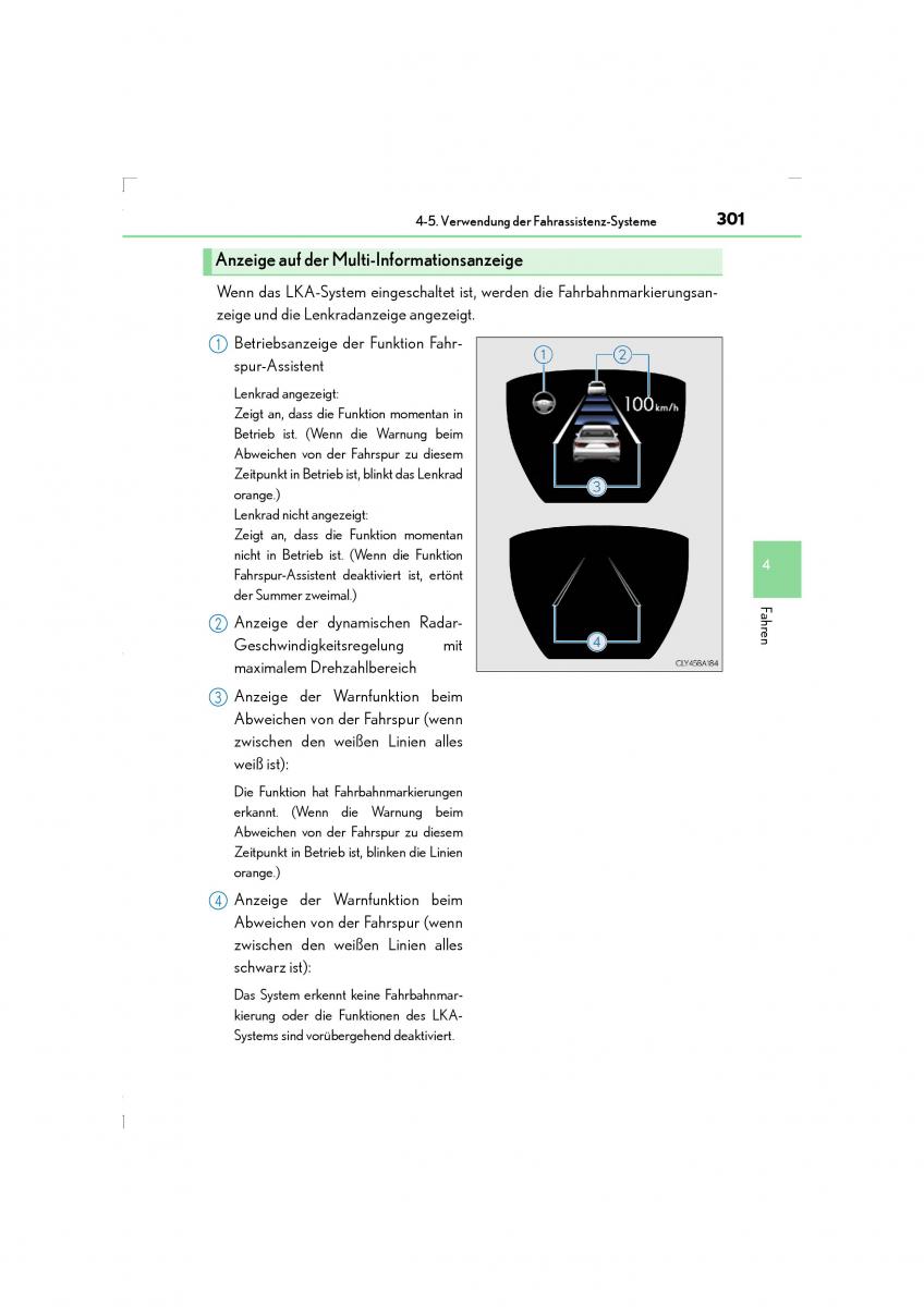 Lexus LS460 IV 4 Handbuch / page 301