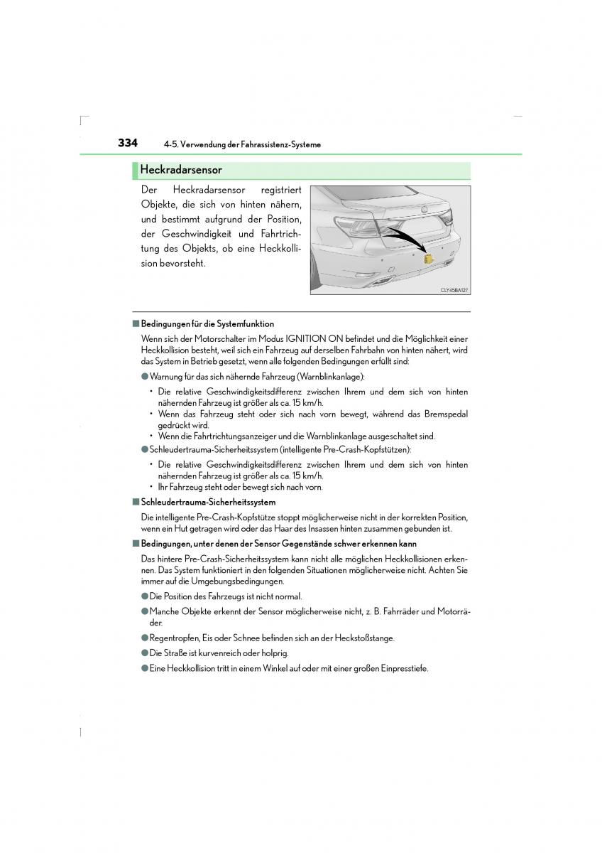 Lexus LS460 IV 4 Handbuch / page 334