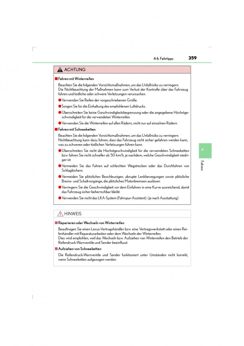 Lexus LS460 IV 4 Handbuch / page 359