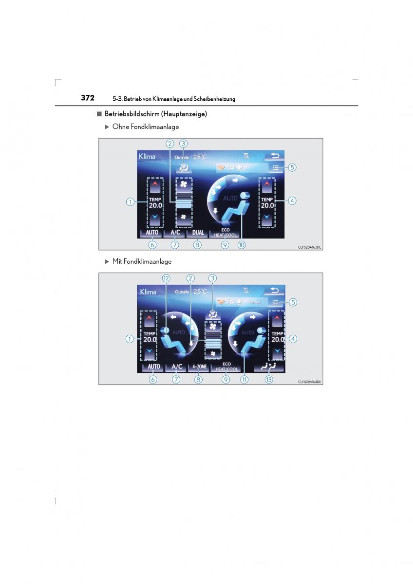 Lexus LS460 IV 4 Handbuch / page 372