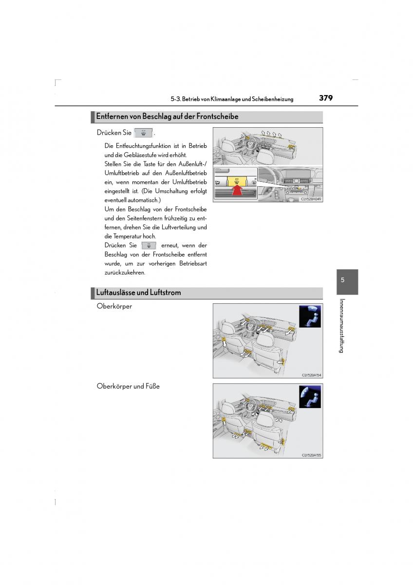 Lexus LS460 IV 4 Handbuch / page 379