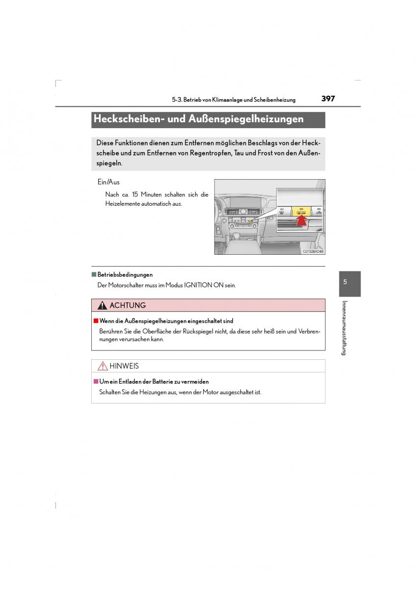 Lexus LS460 IV 4 Handbuch / page 397