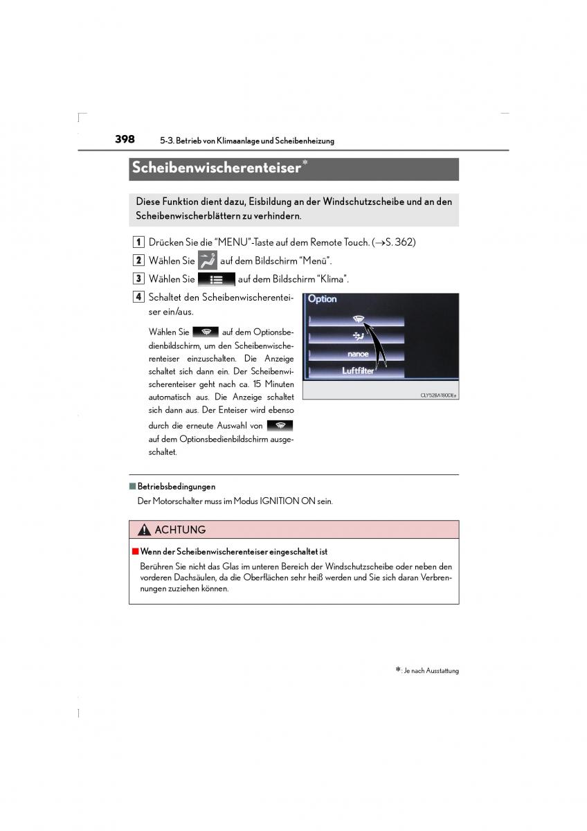 Lexus LS460 IV 4 Handbuch / page 398