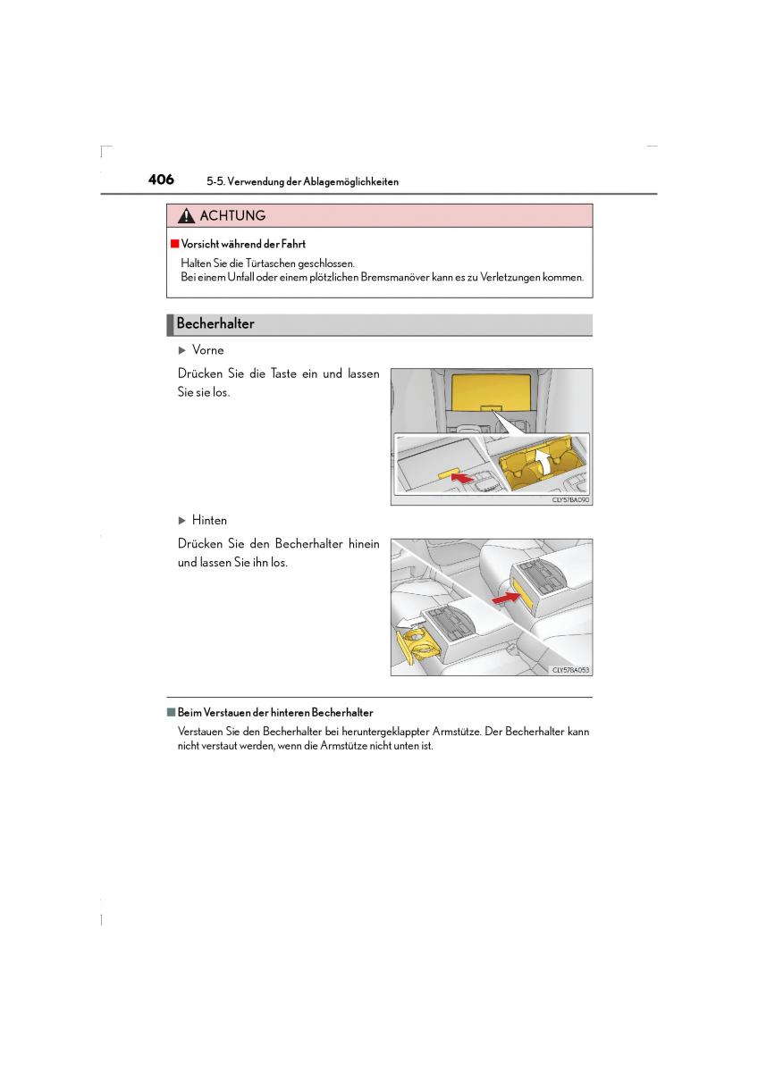 Lexus LS460 IV 4 Handbuch / page 406