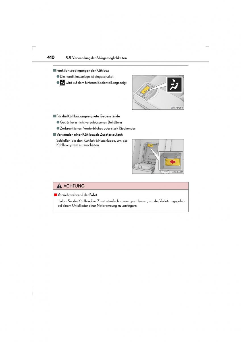 Lexus LS460 IV 4 Handbuch / page 410