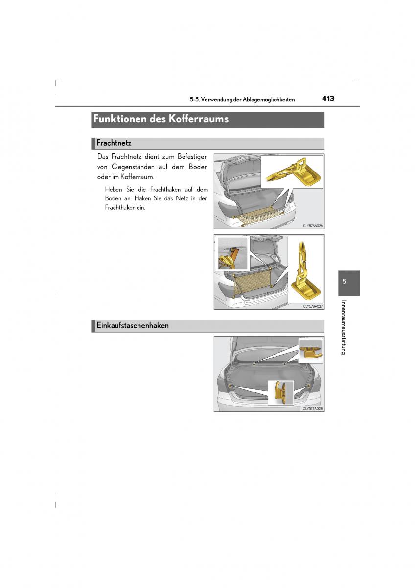 Lexus LS460 IV 4 Handbuch / page 413