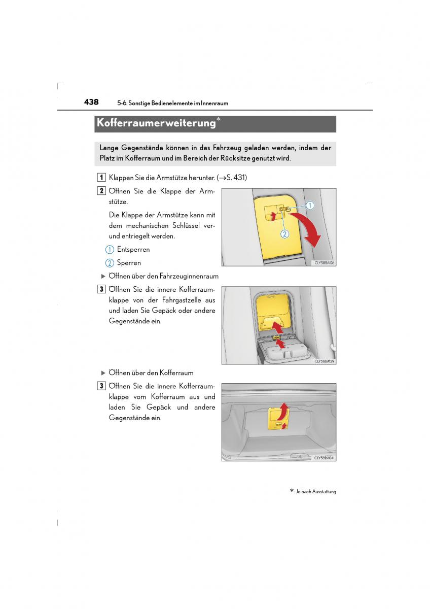 Lexus LS460 IV 4 Handbuch / page 438