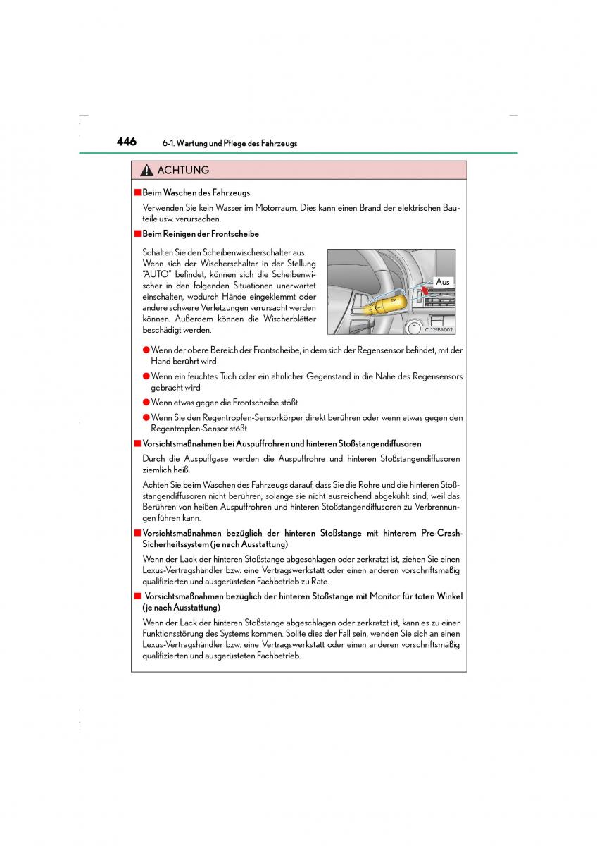 Lexus LS460 IV 4 Handbuch / page 446