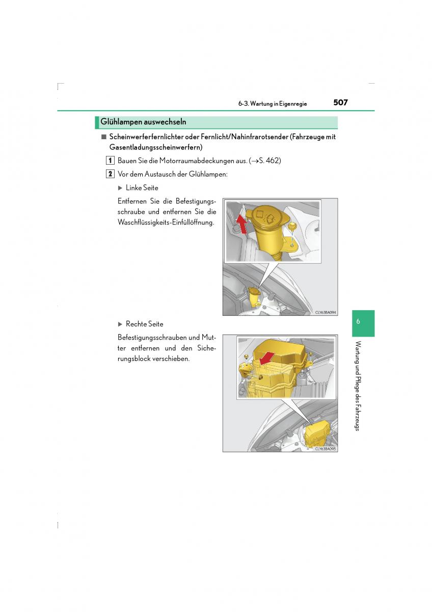 Lexus LS460 IV 4 Handbuch / page 507