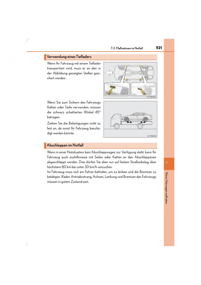 Lexus LS460 IV 4 Handbuch / page 521