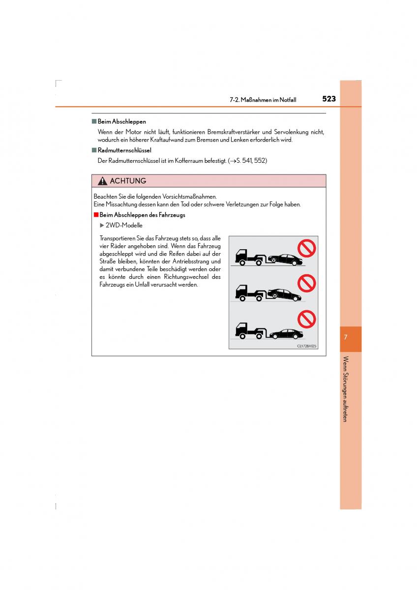 Lexus LS460 IV 4 Handbuch / page 523