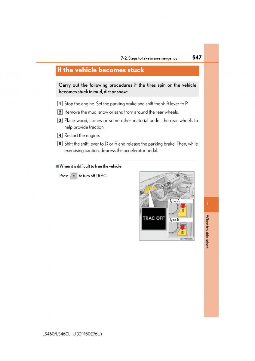 Lexus LS460 IV 4 owners manual / page 547