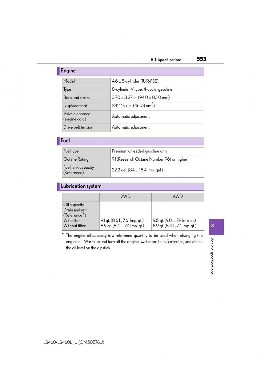 Lexus LS460 IV 4 owners manual / page 553