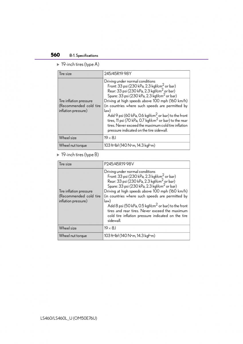 Lexus LS460 IV 4 owners manual / page 560