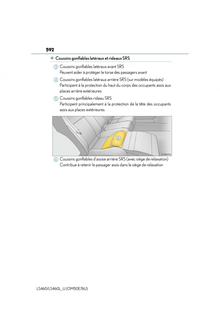 Lexus LS460 IV 4 owners manual / page 592