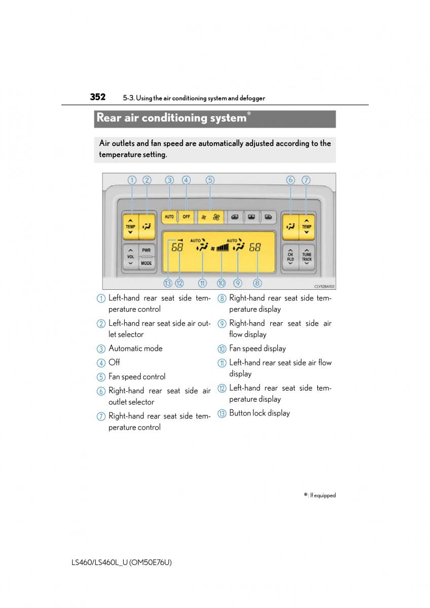 Lexus LS460 IV 4 owners manual / page 352