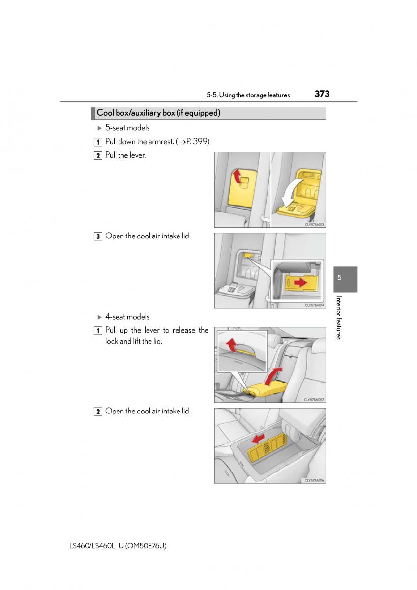 Lexus LS460 IV 4 owners manual / page 373