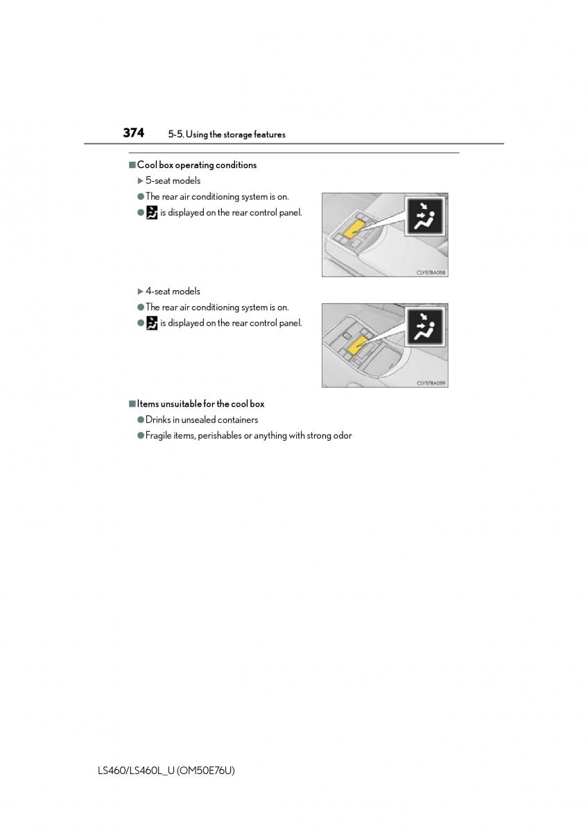 Lexus LS460 IV 4 owners manual / page 374