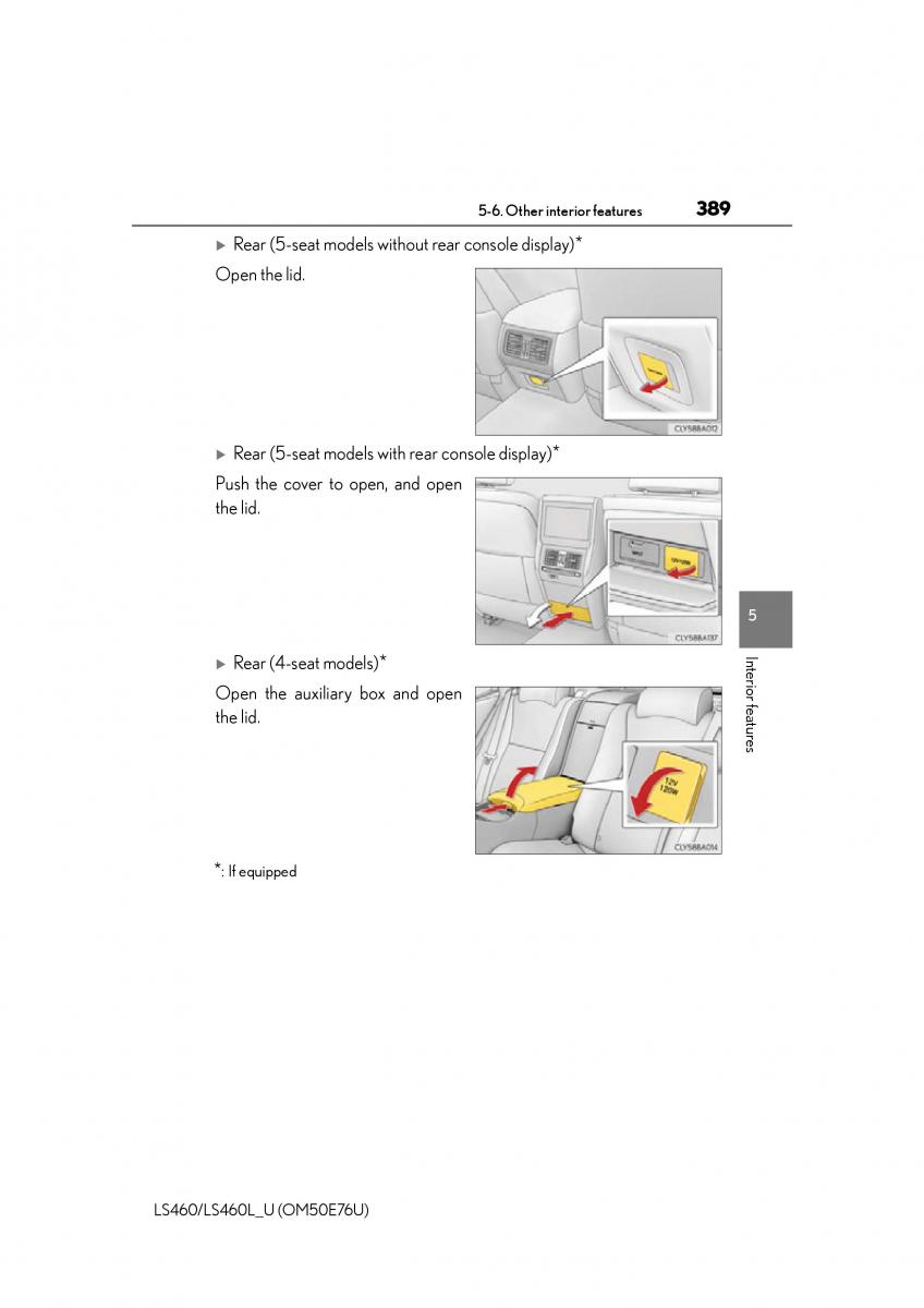 Lexus LS460 IV 4 owners manual / page 389