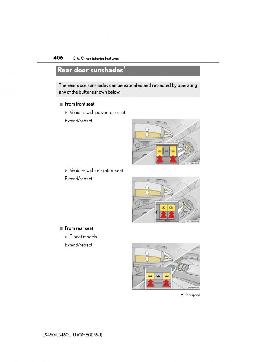 Lexus LS460 IV 4 owners manual / page 406
