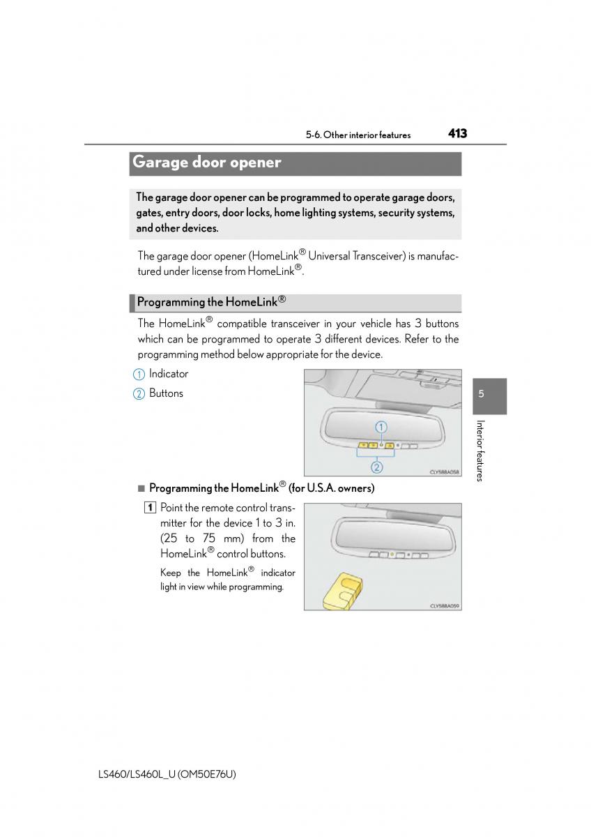 Lexus LS460 IV 4 owners manual / page 413