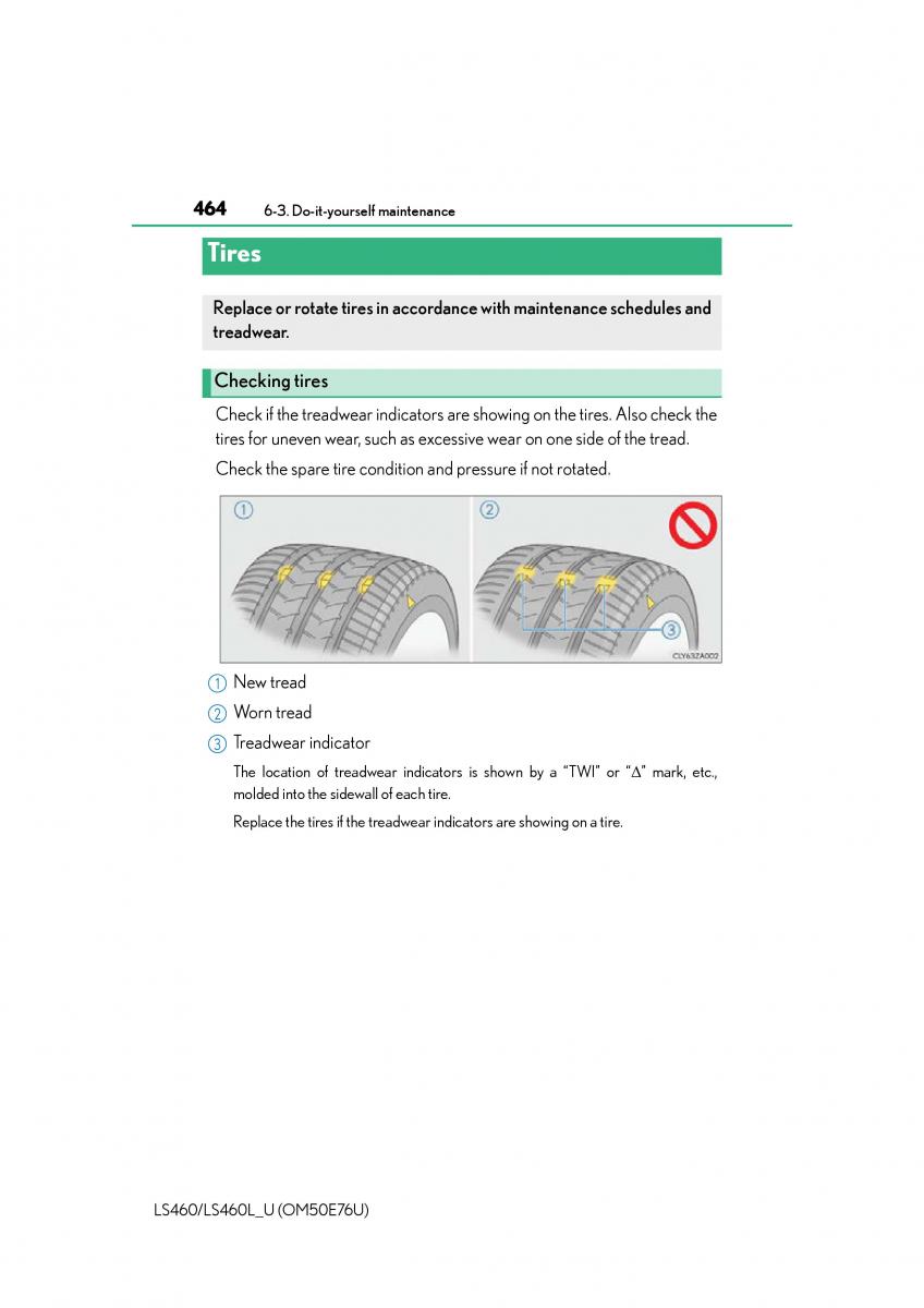 Lexus LS460 IV 4 owners manual / page 464