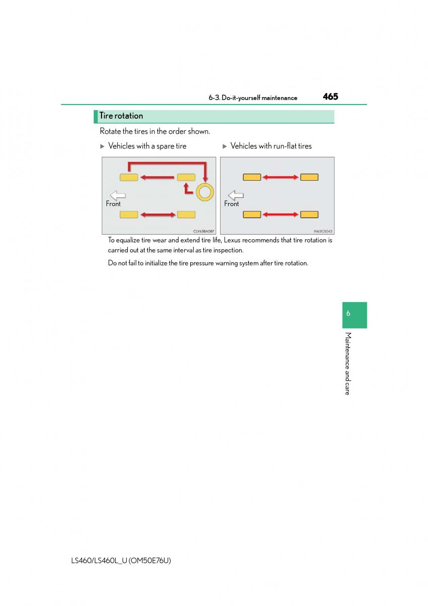 Lexus LS460 IV 4 owners manual / page 465