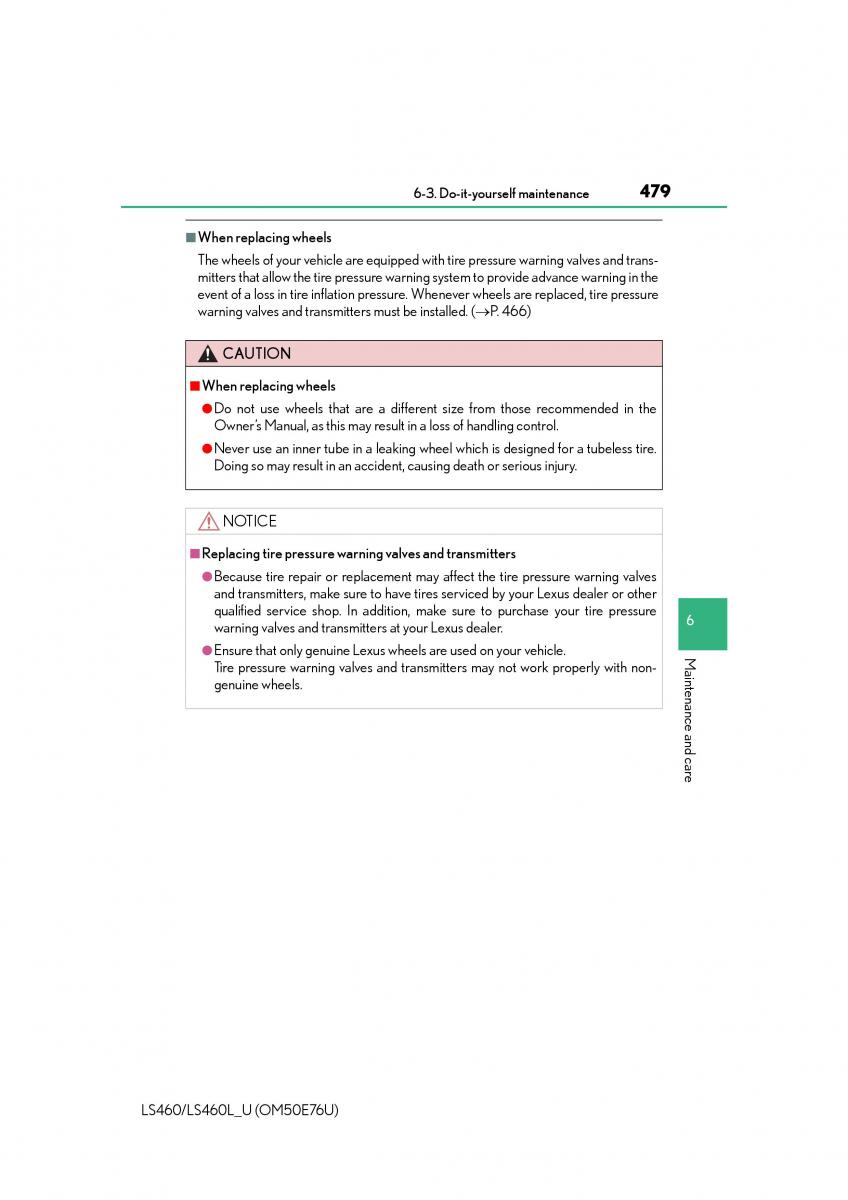 Lexus LS460 IV 4 owners manual / page 479