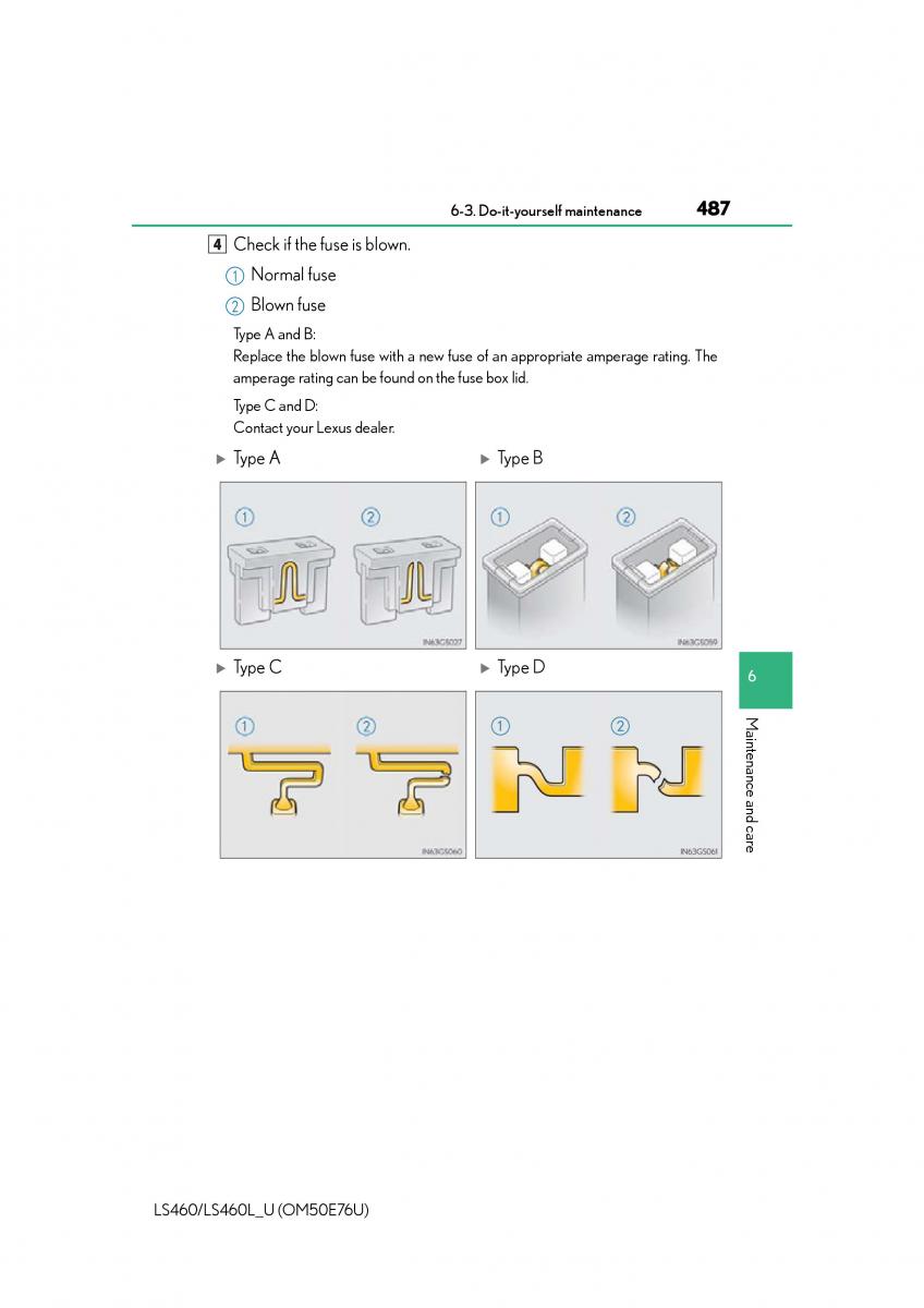 Lexus LS460 IV 4 owners manual / page 487