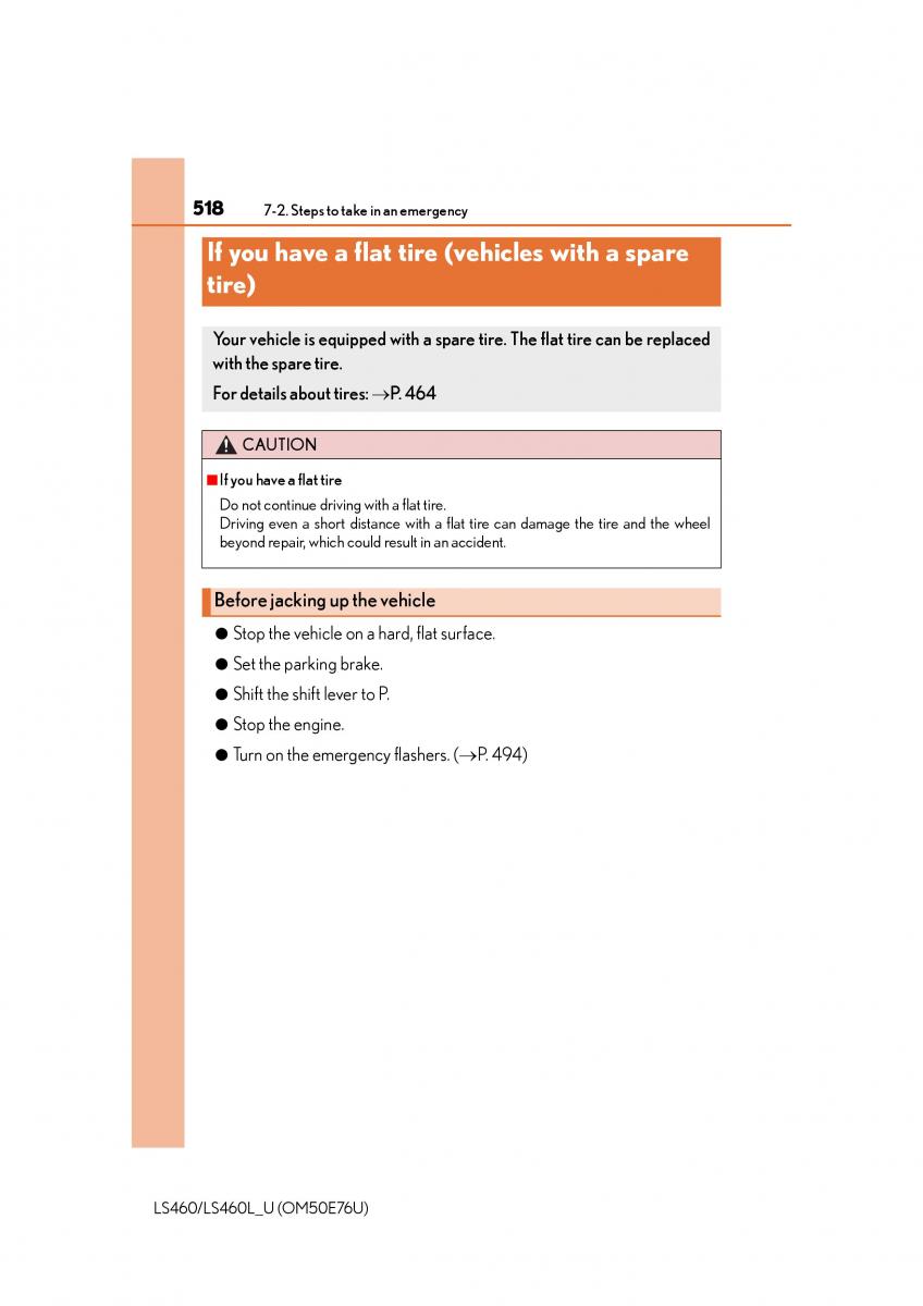 Lexus LS460 IV 4 owners manual / page 518