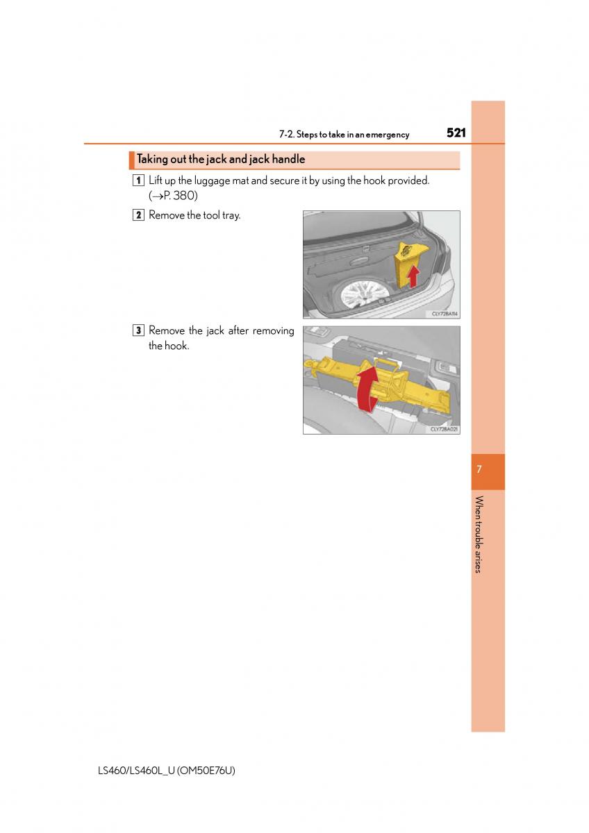 Lexus LS460 IV 4 owners manual / page 521