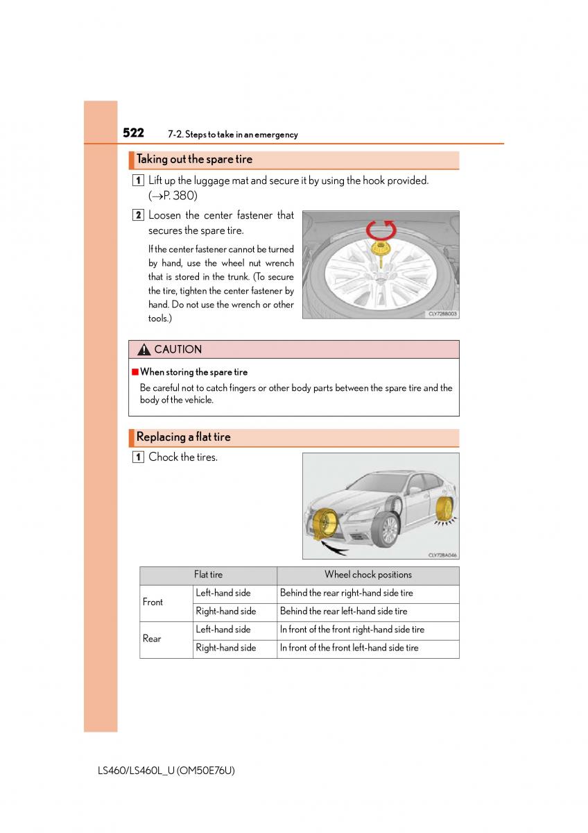 Lexus LS460 IV 4 owners manual / page 522