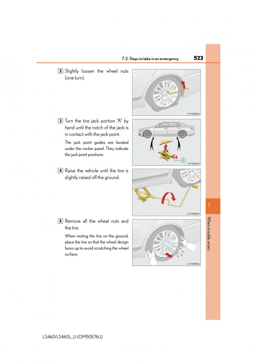 Lexus LS460 IV 4 owners manual / page 523