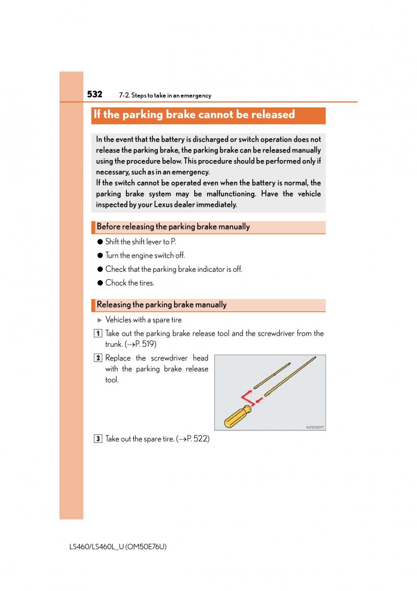 Lexus LS460 IV 4 owners manual / page 532