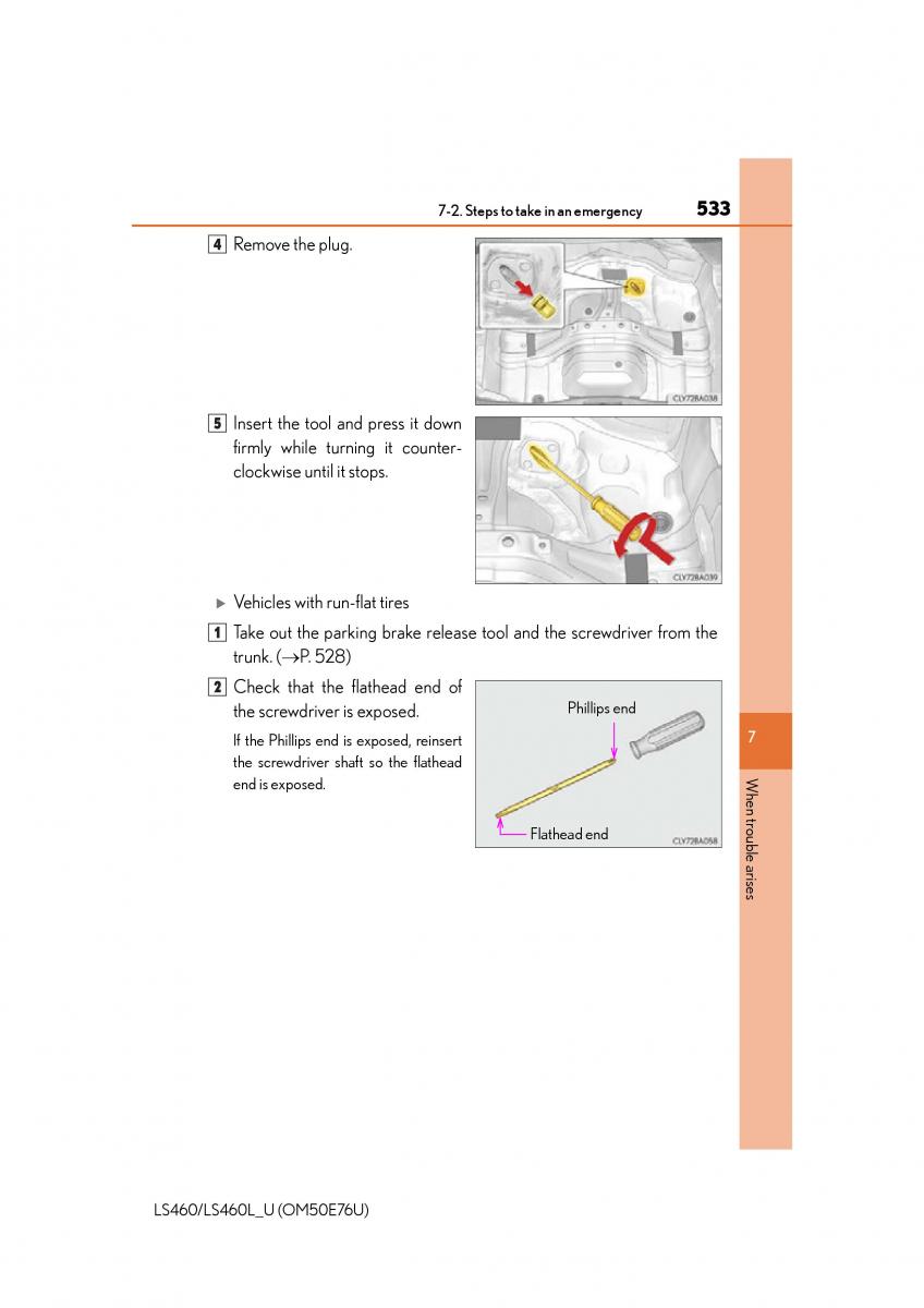 Lexus LS460 IV 4 owners manual / page 533