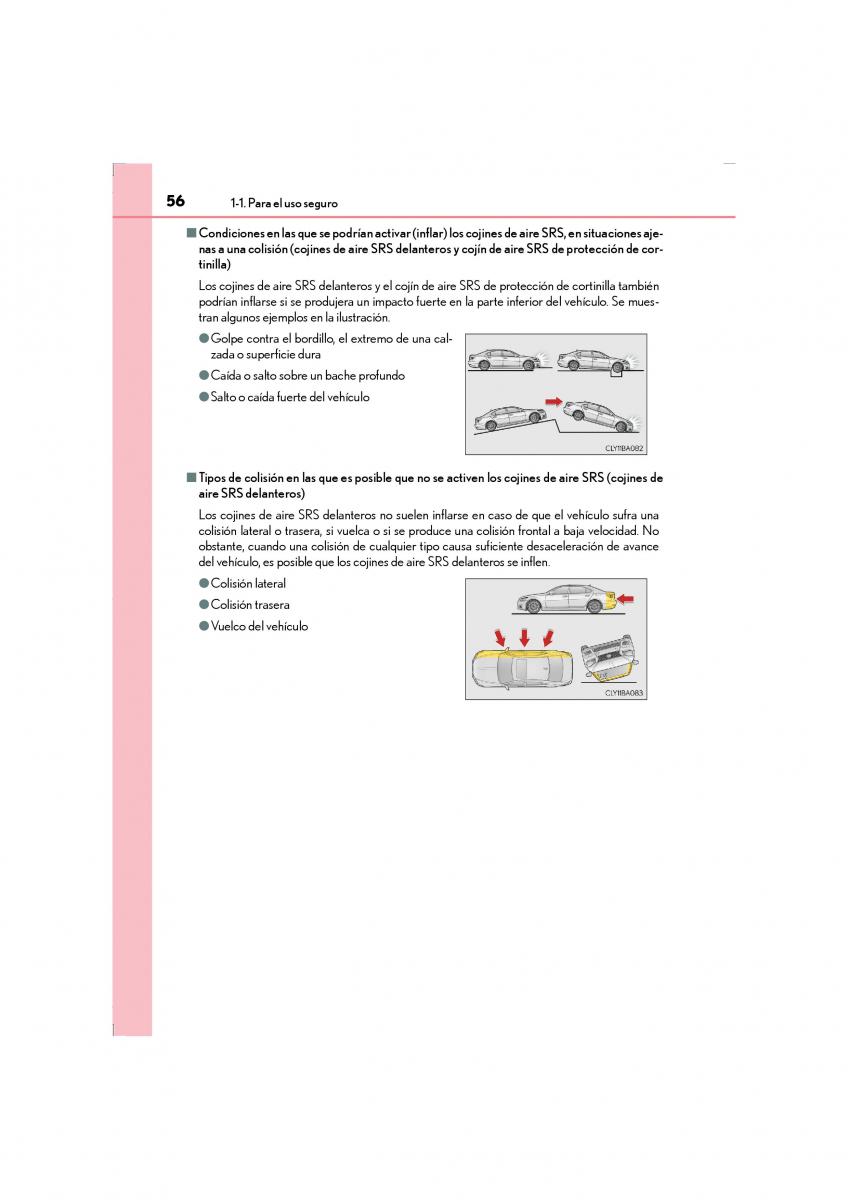 Lexus LS460 IV 4 manual del propietario / page 56