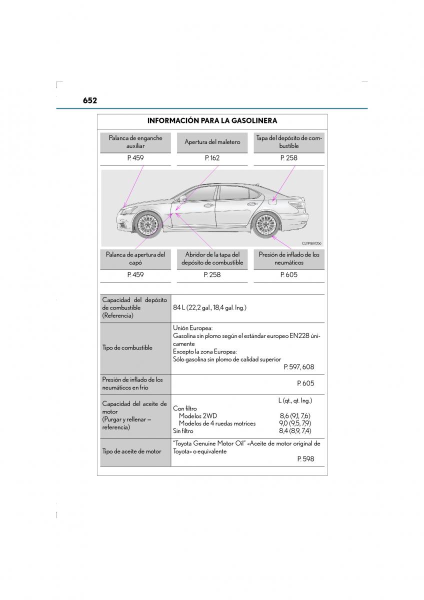 Lexus LS460 IV 4 manual del propietario / page 652