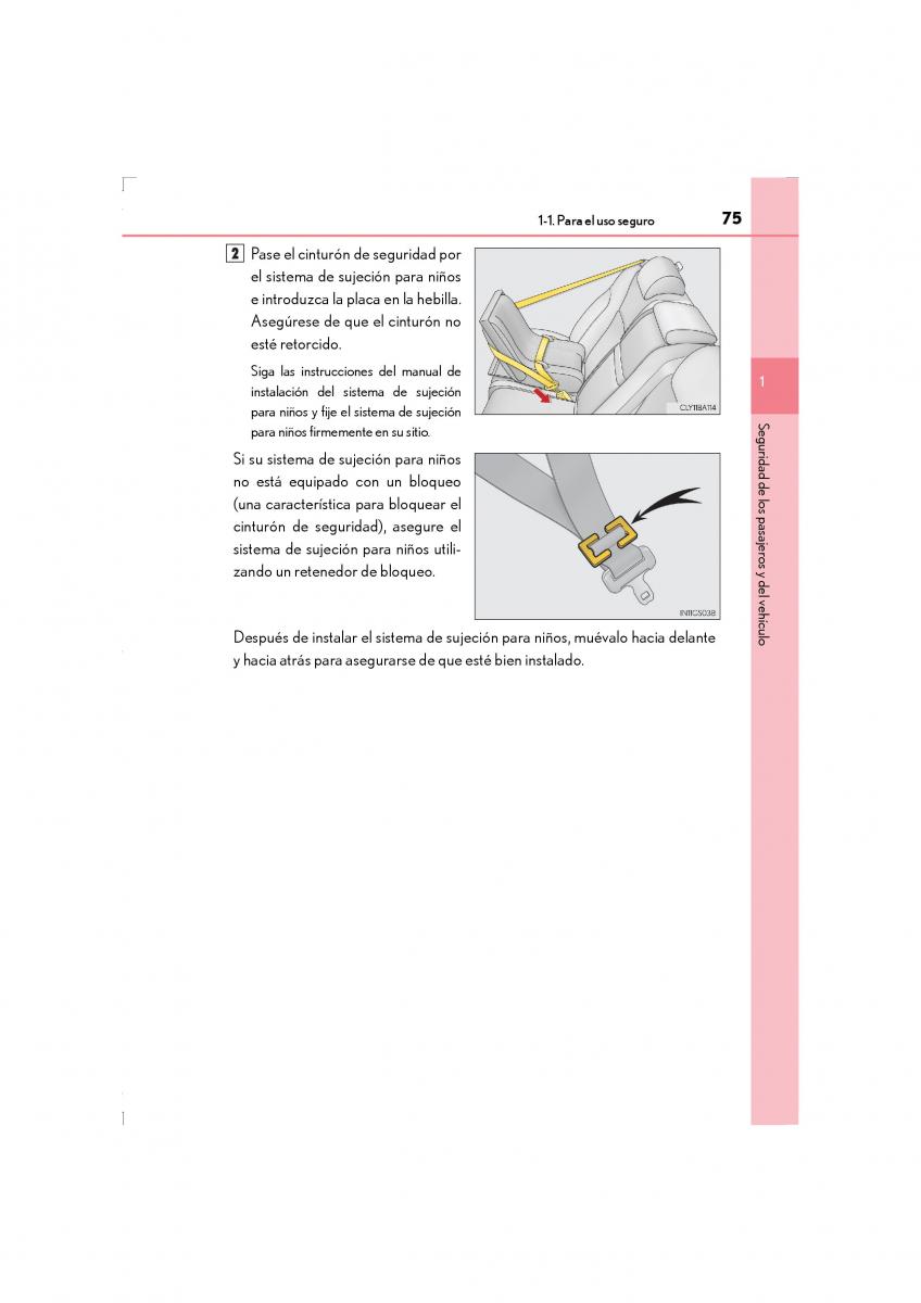 Lexus LS460 IV 4 manual del propietario / page 75