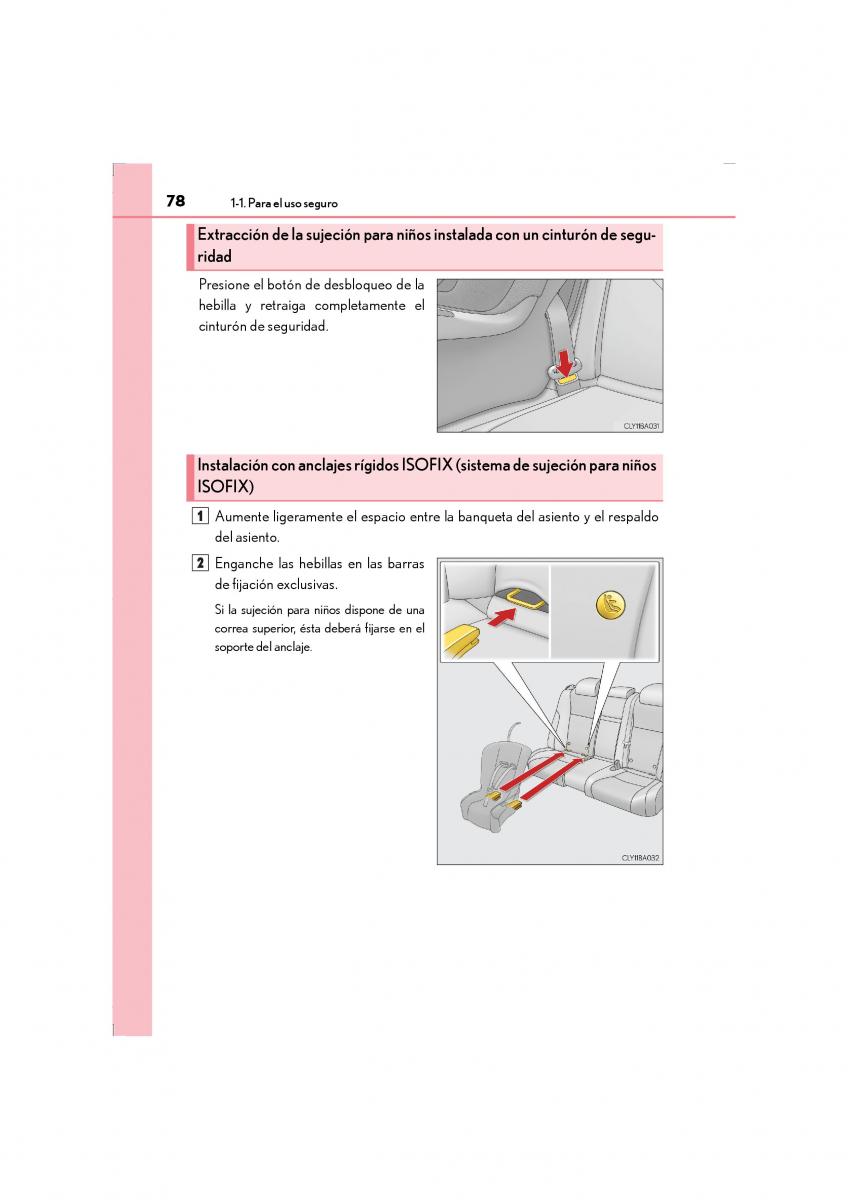 Lexus LS460 IV 4 manual del propietario / page 78