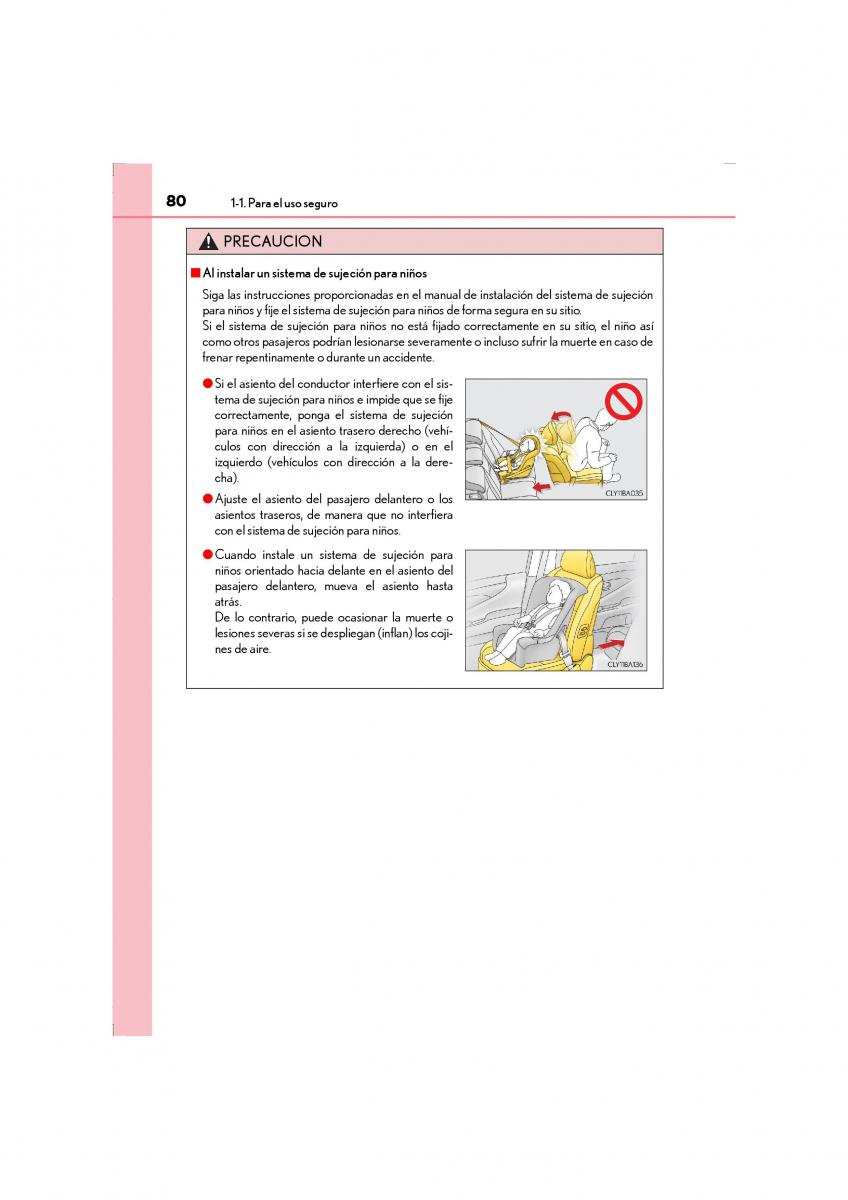 Lexus LS460 IV 4 manual del propietario / page 80