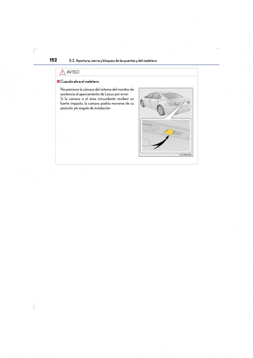 Lexus LS460 IV 4 manual del propietario / page 152