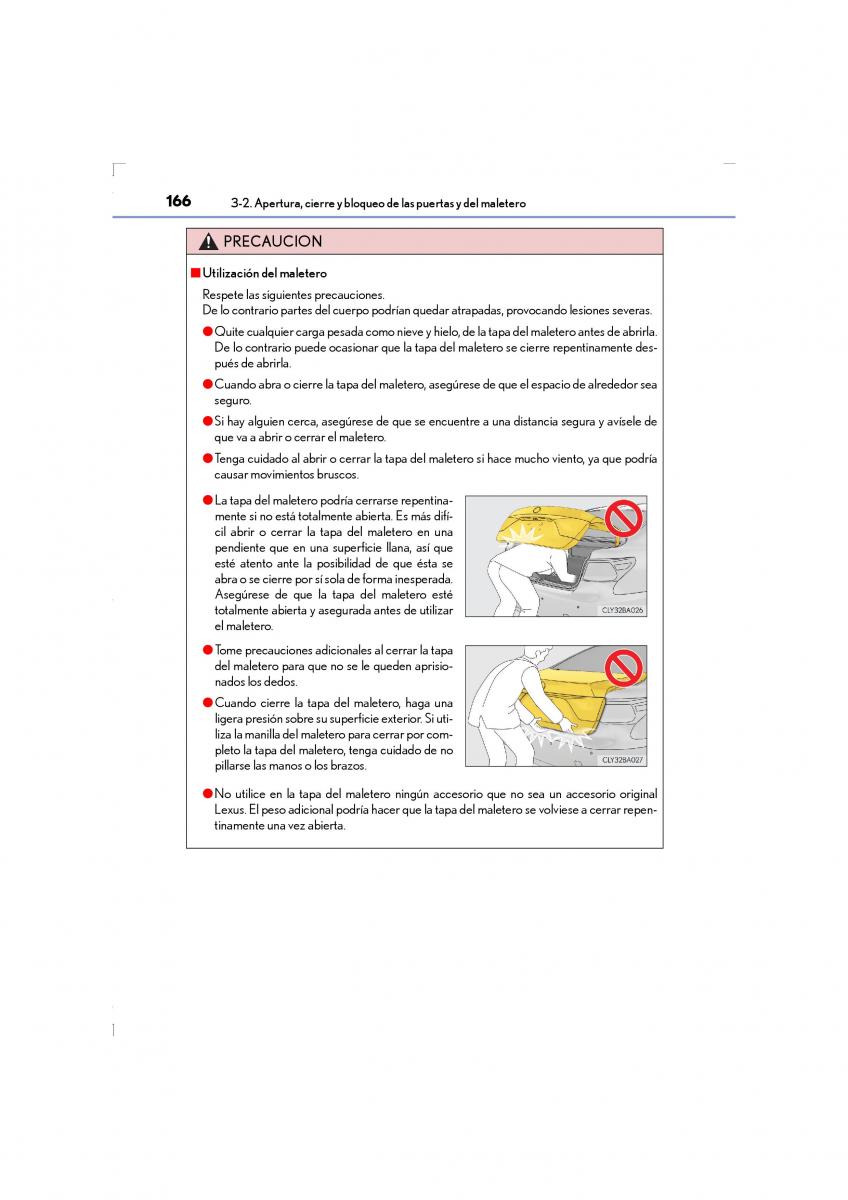 Lexus LS460 IV 4 manual del propietario / page 166