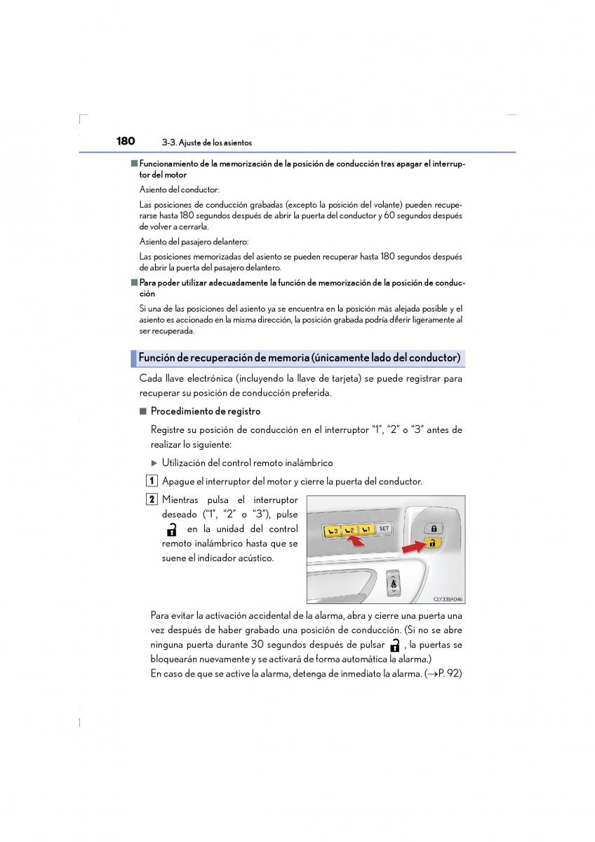 Lexus LS460 IV 4 manual del propietario / page 180