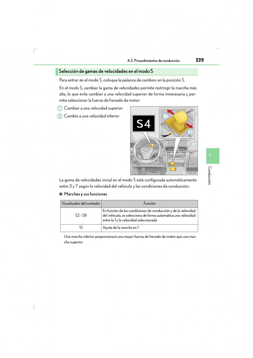 Lexus LS460 IV 4 manual del propietario / page 225